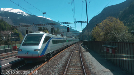 Vista dalla cabina - Trenitalia ETR 470